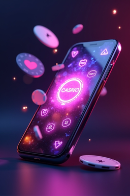 SpinLander Casino mobile app on phone